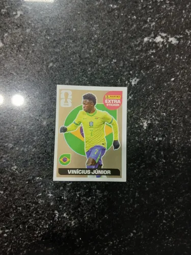 Figurinha legend Vinícius Júnior ouro 2026