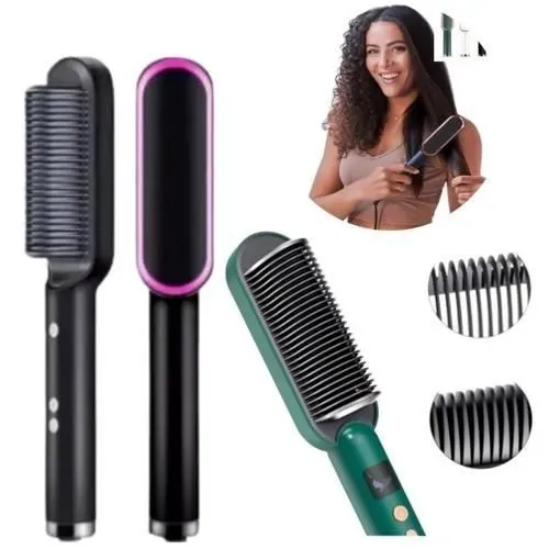 Escova Alisadora Hair 3 em 1 paga só na entrega
