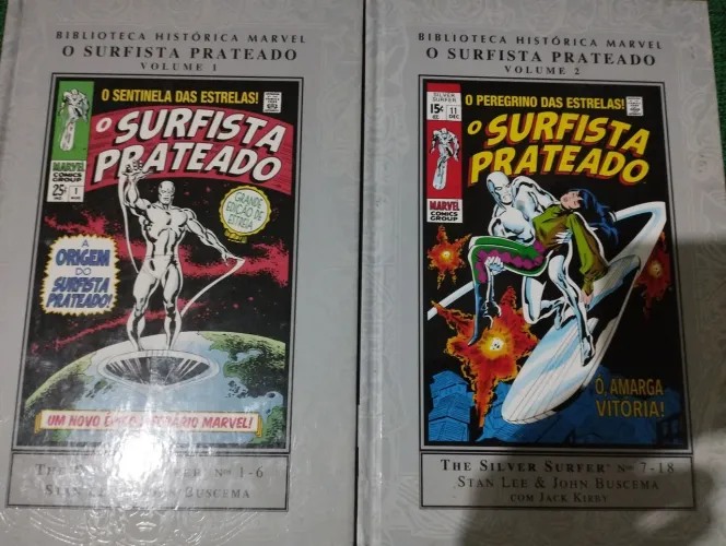 Surfista prateado Biblioteca Histórica Marvel vol.1 e 2
