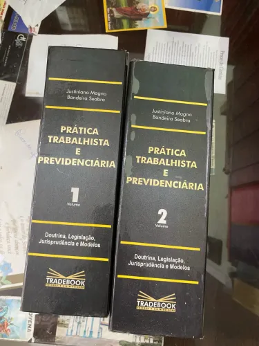 Livros Prática Trabalhista e Previdenciária Volume 1 e 2