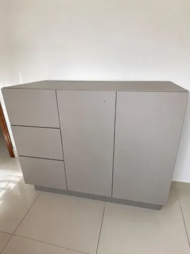Balcão modular 100% MDF - 3 gavetas e 2 portas