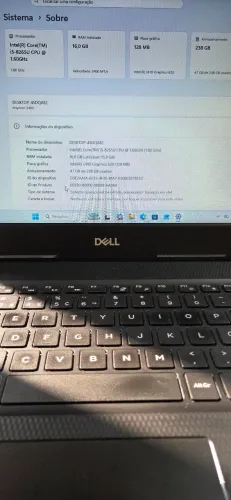 Notebook Dell Inspiron 3480 I5 8th 16Gb Ram 240Gb SSD
