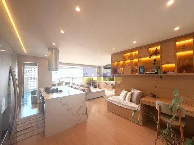 ALTO DA LAPA, APARTAMENTO MODERNO, REFORMADO E SEMI-MOBILIADO, UM DORM/UMA SUÍTE, DUAS VAG