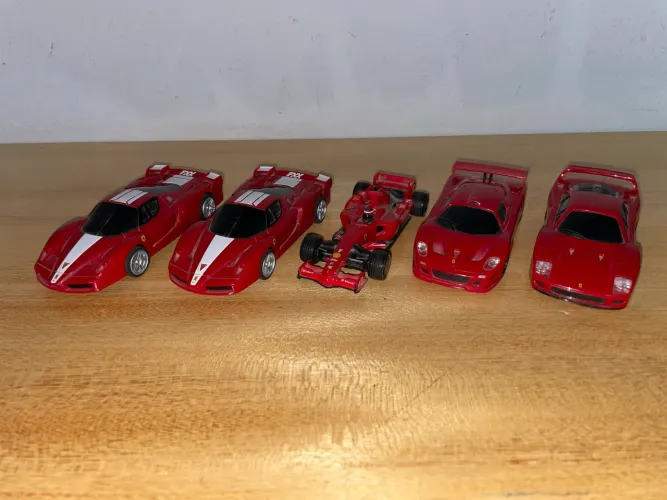 MINIATURAS FERRARI SHELL Coleção Original 5 Modelos Excelente Estado