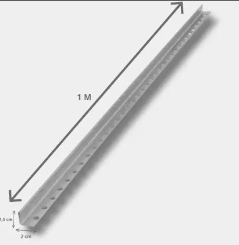 Soleira Filete Metálico Perfil L Em Aço Inox 1 M, preco de cada peca, são novos, lacrados