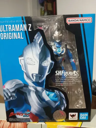 Ultraman z original sh figuarts Bandai lacrado boneco figura