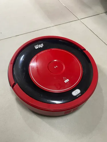 Robô aspirador w300 vermelho/preto