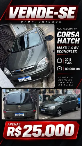 Chevrolet Corsa Hat. Maxx 1.4 8V Econoflex 5P 2011