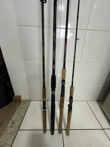  Varas Lumis e Shimano Impecáveis | Pesqueiro, Traíra e Couro | Brinde Bolsa
