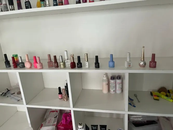 Materiais de nail designer seminovos