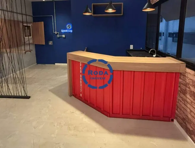 Conjunto comercial com 140 metros para alugar no Gonzaga - Santos - S.P.