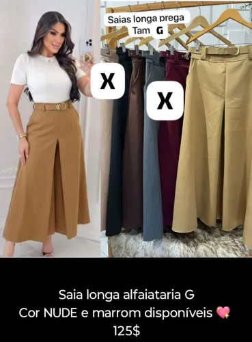 Saias longa e mid