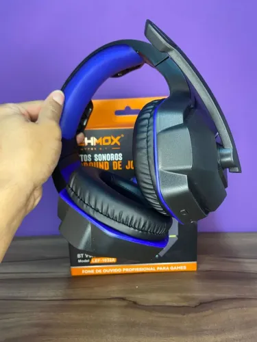 Headset Gamer sem Fio Led RGB Lehmox LEF-1031A