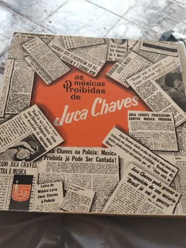 LP relíquia "As músicas proibidas de Juca Chaves,"