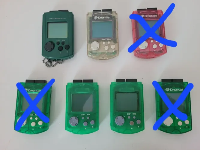 Vmu dreamcast colorido ( valor unitário)