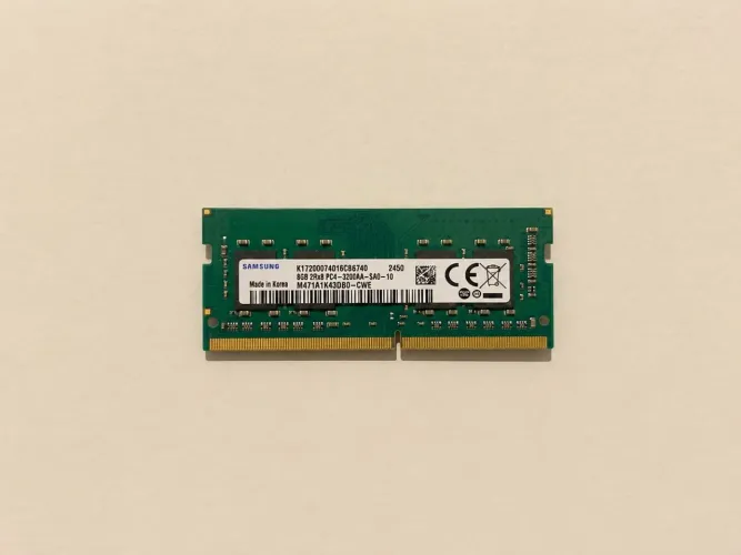 Memória RAM Samsung 8GB DDR4 3200MHz para Notebook SO-DIMM