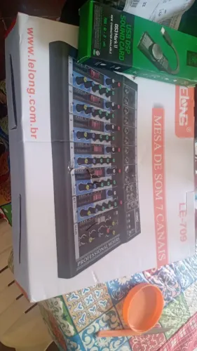 Mesa de Som Lelong 7 Canais LE-709