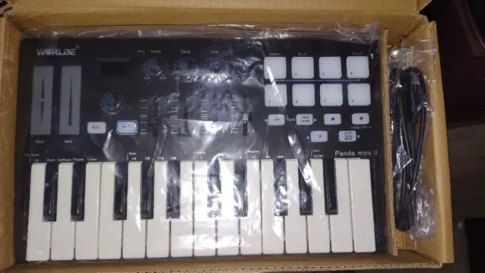 Teclado Midi panda midi 2  Com Lista Na Tela