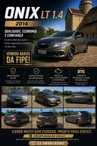 Chevrolet Onix Hatch LT 1.4 8V Flex Power Mec. 4P 2014