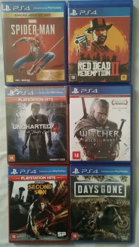 Jogos ps4 e ps5