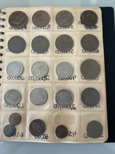 ÁLBUM DE MOEDAS ANTIGAS #NUMISMÁTICA