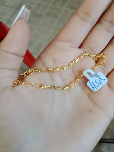 Pulseira folheada