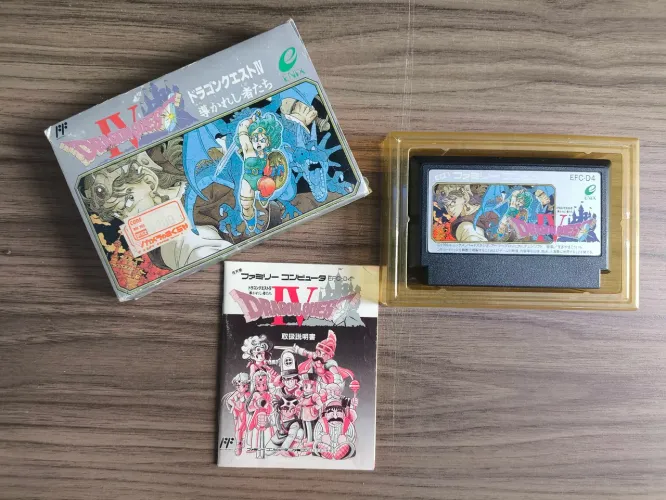 Jogos Dragon Quest 4 Famíly Computer com Caixa