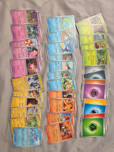 Lote 75 Cartas Pokémon - Coleção Escuridão Absoluta Todas Distintas