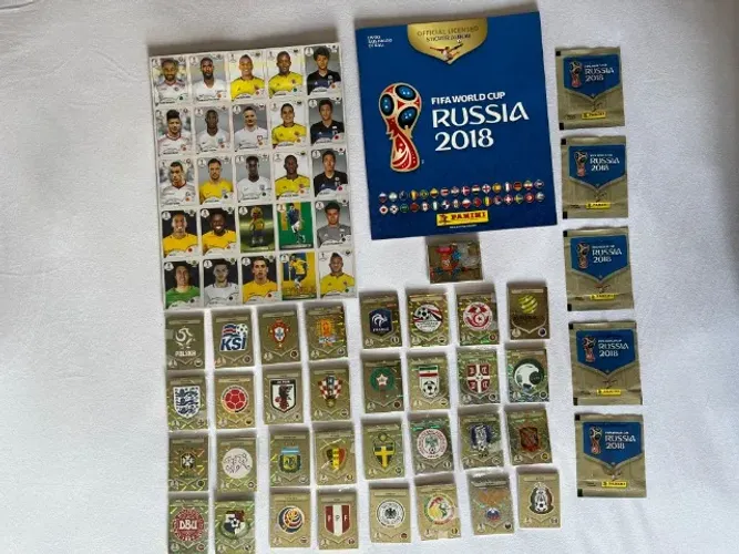 Vendo kit completo Panini Copa do Mundo Rússia 2018