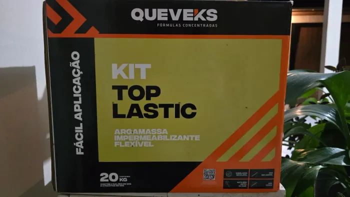 KIT TOP LASTIC ARGAMASSA IMPERMEABILIZANTE FLEXÍVEL