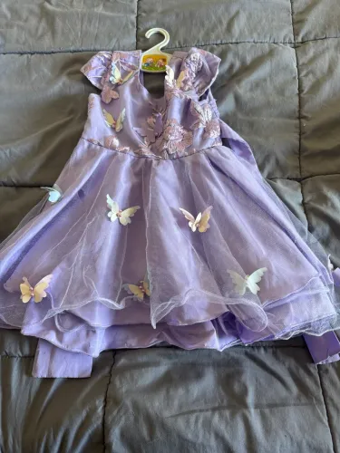 Vendo vestido e sapato Jardim encantado para aniversário de 1 ano!