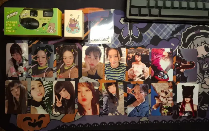 Coleção completa photocards e câmera seulgi red velvet