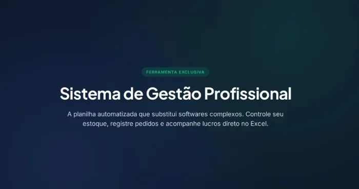 Sistema de Gestão de Estoque e Vendas Empresarial (Até 1.000 Itens) - Sem Mensalidade