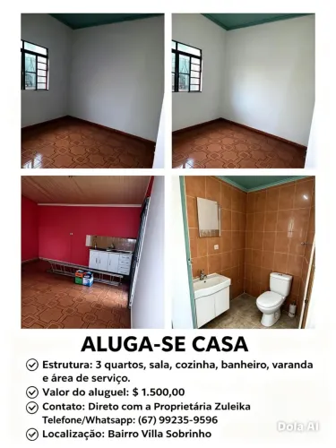 Aluguel - Vila Sobrinho