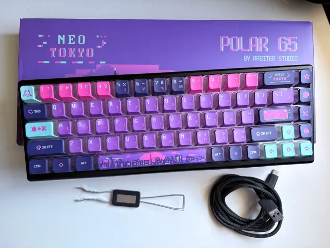 Teclado Gamer Magnético Arbiter Studio Neo Tokyo 65