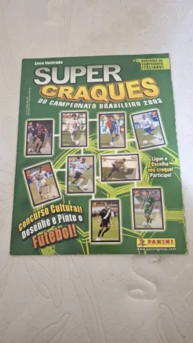Álbum Super Craques do Campeonato Brasileiro 2003 COMPLETO