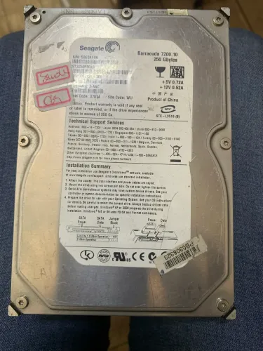 Hd de pc 250 gb 