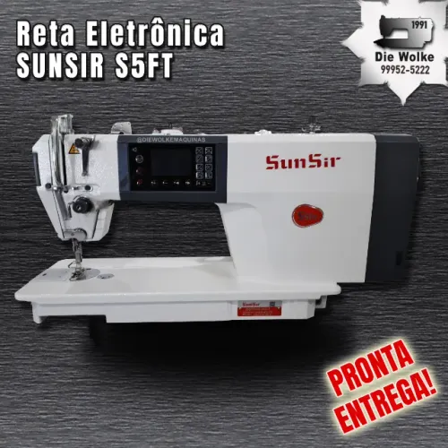 Máquina de Costura Nova - Reta Eletrônica SunSir