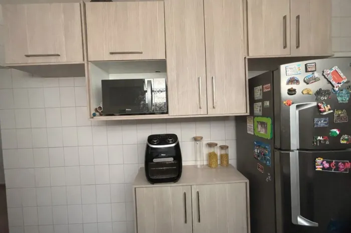 Armário de Cozinha com 6 Portas + Nincho + Armário balcão inferior