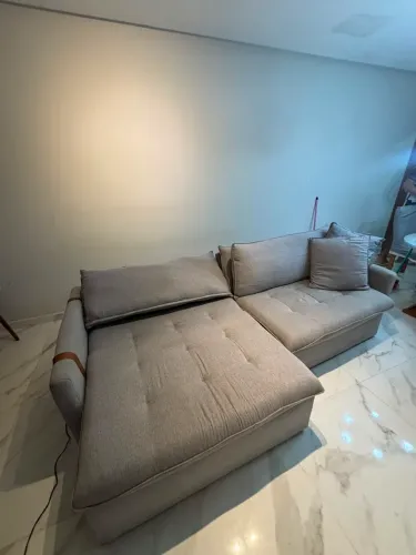 Sofá cama 2,60(5 lugares) de linho