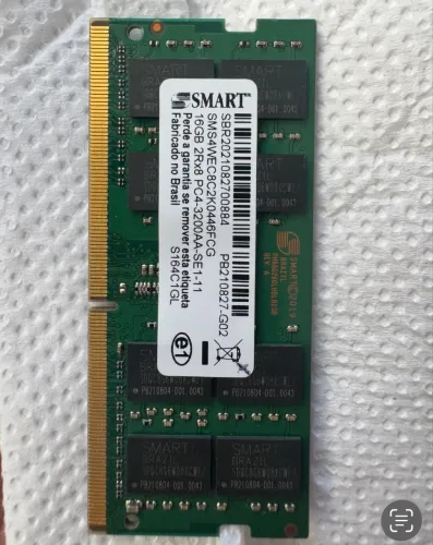 Memória ram ddr4 16gb de notebook.