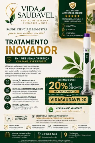 Tratamento inovador perca peso - Diretamente da Argentina / Refrigerado?15m/g