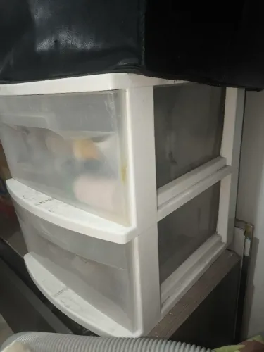 Gaveteiro de plástico