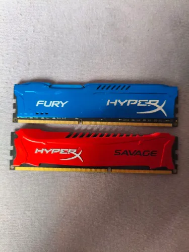 Memória ram HyperX Savage e Fury