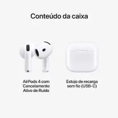 AirPods Pro 4 com cancelamento ruído Apple loja física 