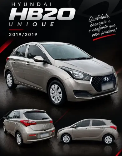 Hyundai HB20 Unique 1.0 Flex 12V Mec. 2019