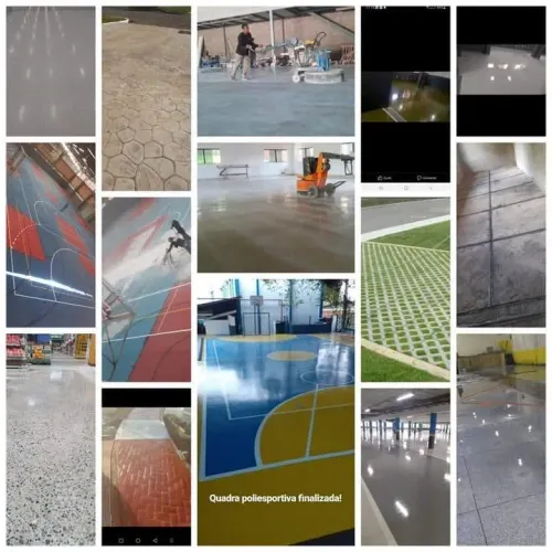 fazemos piso em granitina piso polido pinturas de quadras em epóxi porcelanato líquido e