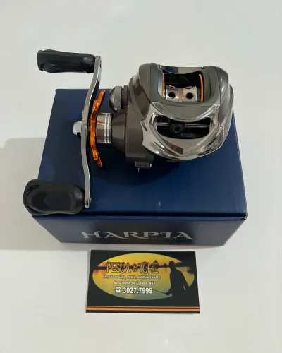 Carretilha Albatroz Fishing Harpia marrom direito