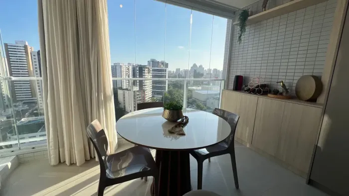 Apartamento Mobiliado e decorado - Mobília 100% - Nascente Total - Caminho das Árvores