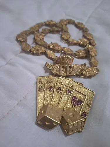 CORRENTE DE MOEDA ANTIGA